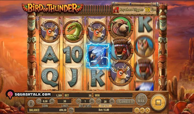Cách chơi Bird Of Thunder Slot