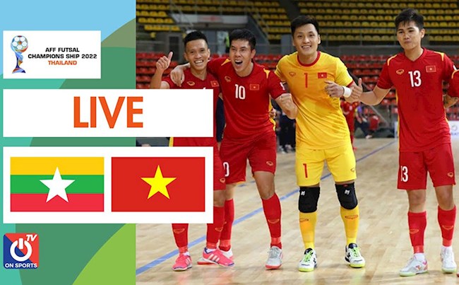 Trực tiếp Việt Nam vs Myanmar (Tranh hạng 3 Futsal ĐNA 2022)