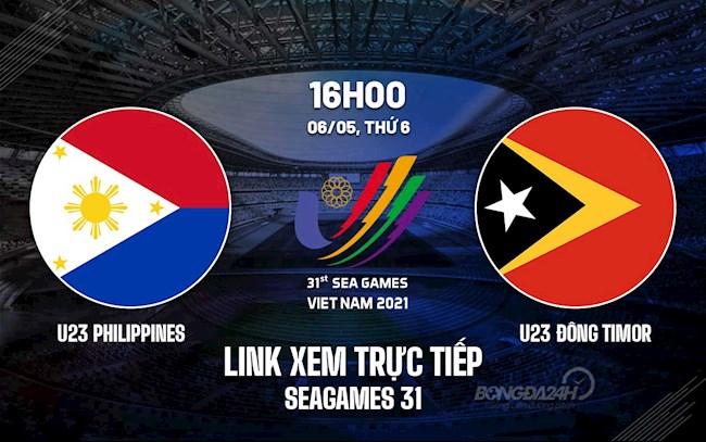 Link xem trực tiếp bóng đá U23 Philippines vs U23 Đông Timor SEA Games 31