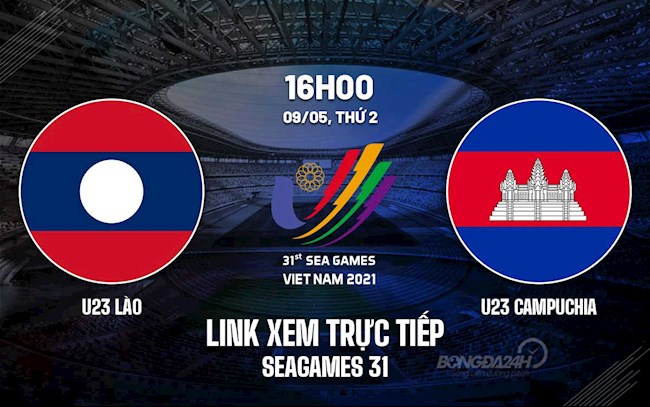 Link xem trực tiếp bóng đá U23 Lào vs U23 Campuchia SEA Games 31