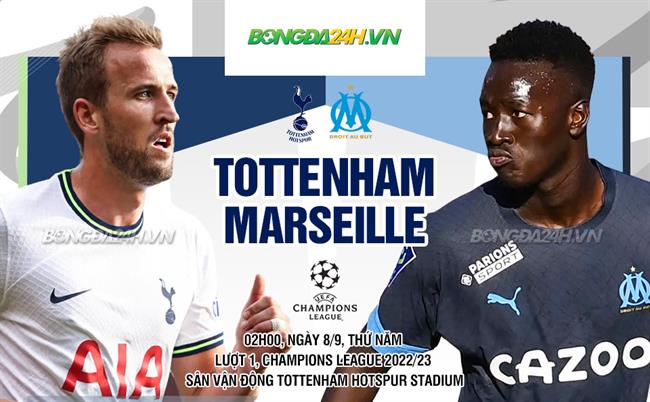 truc tiep bong da Tottenham vs Marseille cup c1 champions league hom nay