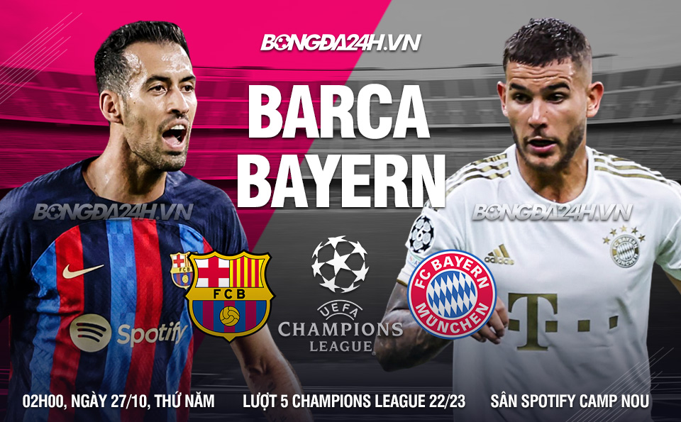 truc tiep bong da Barca vs Bayern Munich cup c1 champions league hom nay