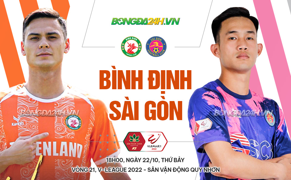 truc tiep bong da Binh Dinh vs Sai Gon vleague 2022 hom nay
