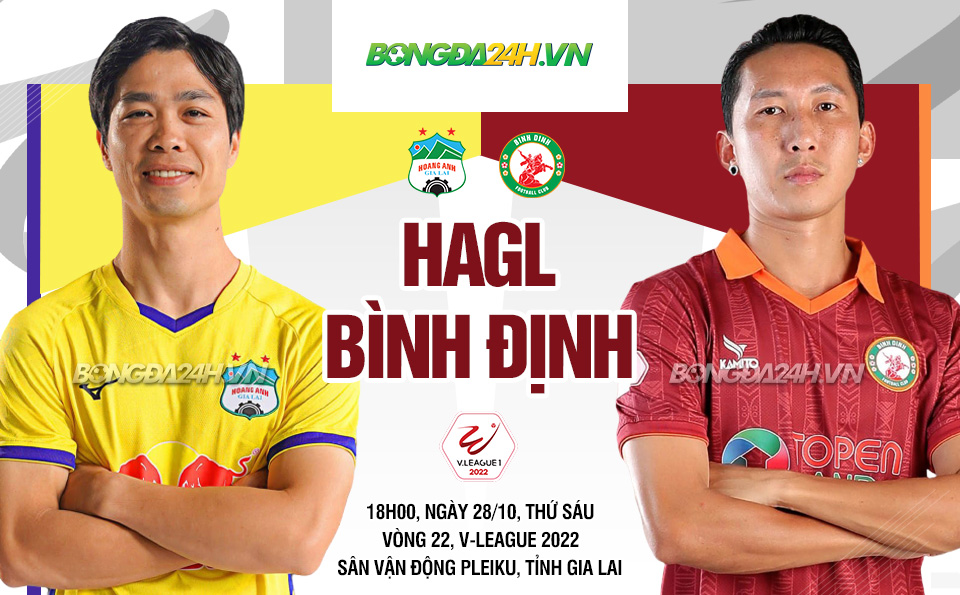 truc tiep bong da HAGL vs Binh Dinh VLeague 2022 hom nay