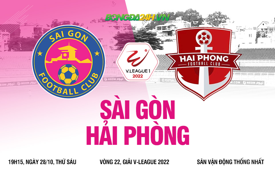 truc tiep bong da Sai Gon vs Hai Phong VLeague 2022 hom nay