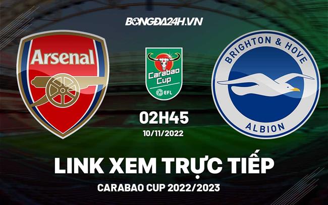 Link xem truc tiep Arsenal vs Brighton (Vong 3 League 2022/23)