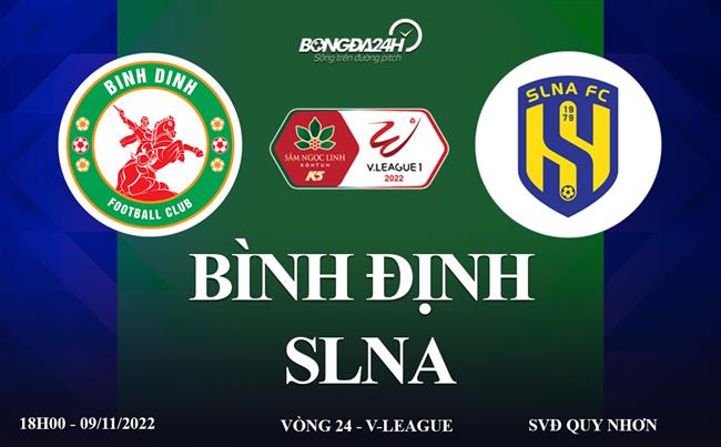 Link xem truc tiep Binh dinh vs SLNA (Vong 24 V.League 2022)