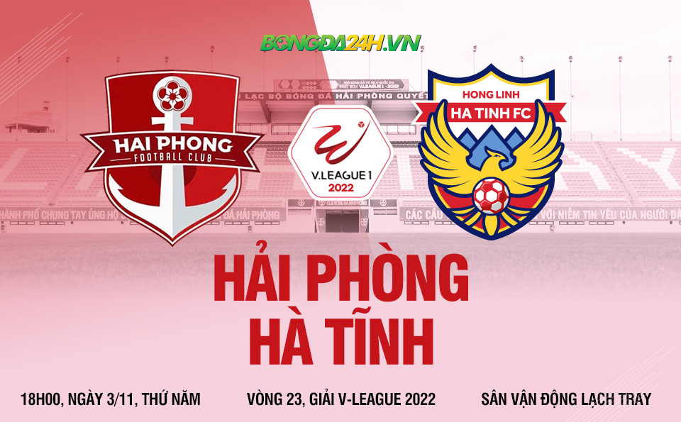 truc tiep bong da Hai Phong vs Ha Tinh VLeague 2022 hom nay