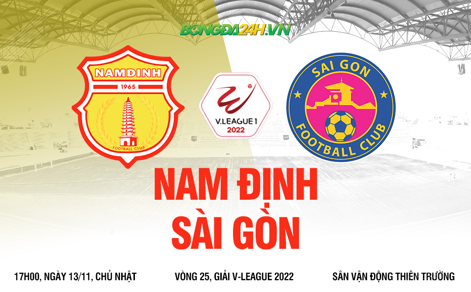 truc tiep bong da Nam Dinh vs Sai Gon VLeague 2022 hom nay