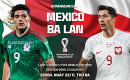 Nhận định Mexico vs Ba Lan (23h00 ngày 22/11): Giành giật 3 điểm