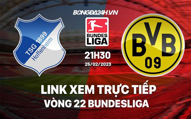 Link xem truc tiep Hoffenheim vs Dortmund (Vong 22 Bundesliga 2022/23)
