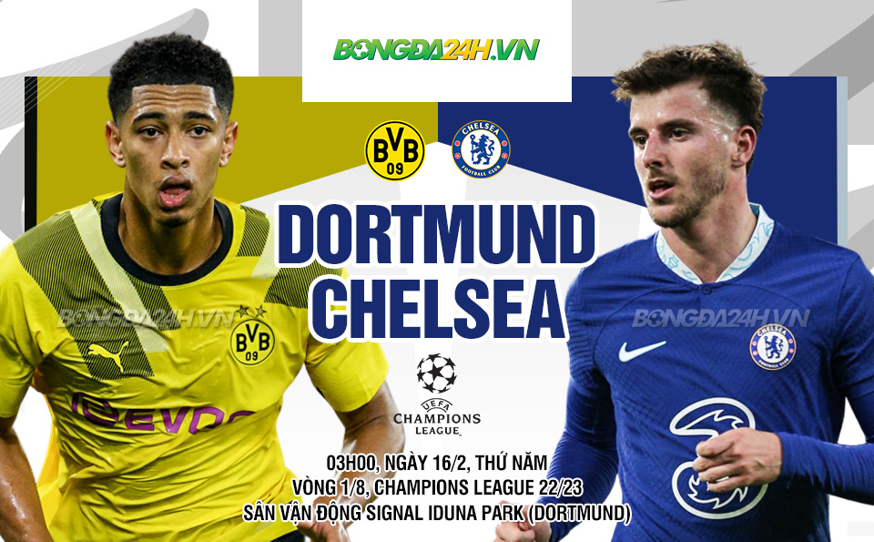 truc tiep bong da Dortmund vs Chelsea cup c1 champions league hom nay