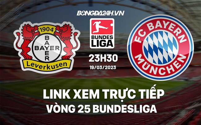 Link xem truc tiep Leverkusen vs Bayern (Vong 25 Bundesliga 2022/23)
