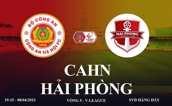Link xem CAHN vs Hai Phong truc tiep V-League 2023 o dau ?